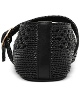 Steve Madden Women's Alara Raffia Mary Jane Flats