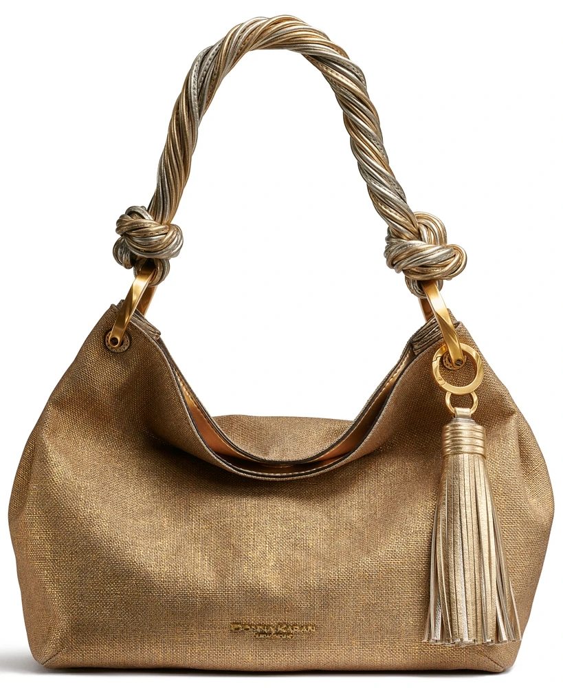 Donna Karan New York Glenwood Small Metallic Shoulder Bag