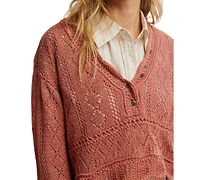 Free People Women's Charlotte Cropped Sweater