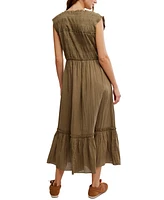 Free People Women's Desert Dazed Cotton Midi Dress