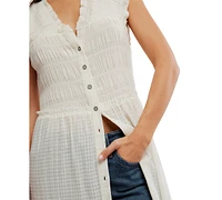 Free People Women's Desert Dazed Cotton Midi Dress