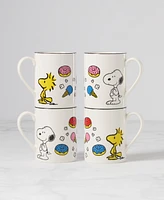 Lenox Chef Snoopy Mugs, Set of 4