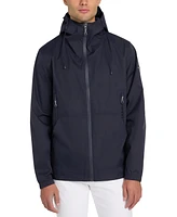 Guess Men's Water Resistant Tech Stretch Hooded Windbreaker