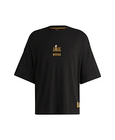 Hugo Boss x Nfl Men's Gold-Tone Embroidery T-Shirt