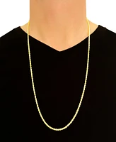 Italian Gold Forza Rope Chain 30" Necklace (2-3/4mm) in 14k Gold