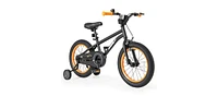 Kids Bike Sport Bicycle for 4-7 Years Old with Adjustable Seat, Reflectors, and Training Wheels a Safe Fun Ride