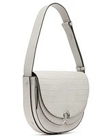 Calvin Klein Crisell Soft Croco Saddle Crossbody