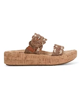 Earth Women's Subtle Woven Slip-On Platform Sandals