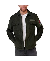 Fanatics Men's Olive Georgia Bulldogs Corduroy Full-Button Shacket