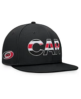 Fanatics Men's Black Carolina Hurricanes Authentic Pro Rink Snapback Hat