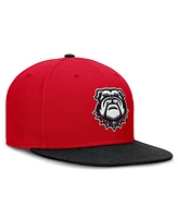 Nike Men's Red/Black Georgia Bulldogs Two-Tone Primetime Performance Fitted Hat