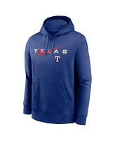 Nike Men's Royal Texas Rangers Swoosh NeighborHOOD Pullover Hoodie