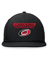 Fanatics Men's Black Carolina Hurricanes Authentic Pro Prime Snapback Hat