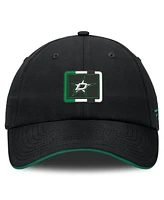 Fanatics Men's Black/Green Dallas Stars Authentic Pro Ripstop Adjustable Hat