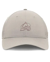 Fanatics Women's Tan Colorado Avalanche Authentic Pro Road Trucker Adjustable Hat