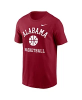 Nike Men's Crimson Alabama Tide Basketball Icon T-Shirt