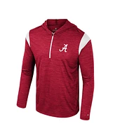 Colosseum Men's Crimson Alabama Tide Dozer Half-Zip Windshirt