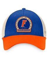 Top of the World Men's Royal Florida Gators Refined Trucker Adjustable Hat