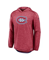 Fanatics Men's Red Montreal Canadiens Authentic Pro Rink Lightweight Pullover Hoodie