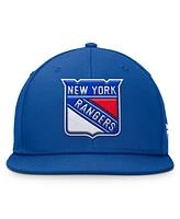 Fanatics Men's Royal New York Rangers Core Primary Logo Snapback Hat