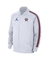 Jordan Men's White 2025 Nba All-Star Game Authentic On Court Full-Snap Jacket