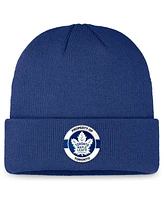 Fanatics Men's Blue Toronto Maple Leafs Authentic Pro Training Camp Cuffed Knit Hat