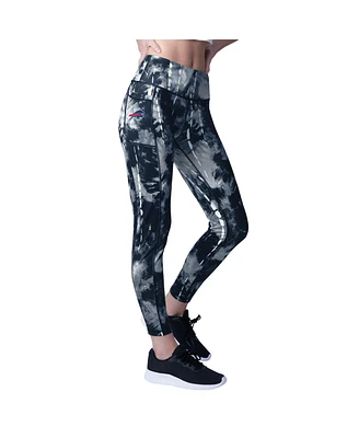 Msx by Michael Strahan Women's Navy Buffalo Bills Serena Tie-Dye Leggings