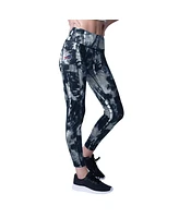 Msx by Michael Strahan Women's Navy Buffalo Bills Serena Tie-Dye Leggings