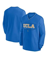 Jordan Men's Blue Ucla Bruins 2024 Sideline Pullover Windshirt