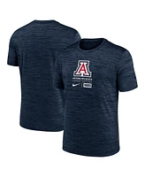 Nike Men's Navy Arizona Wildcats Campus Center Block Velocity Performance T-Shirt