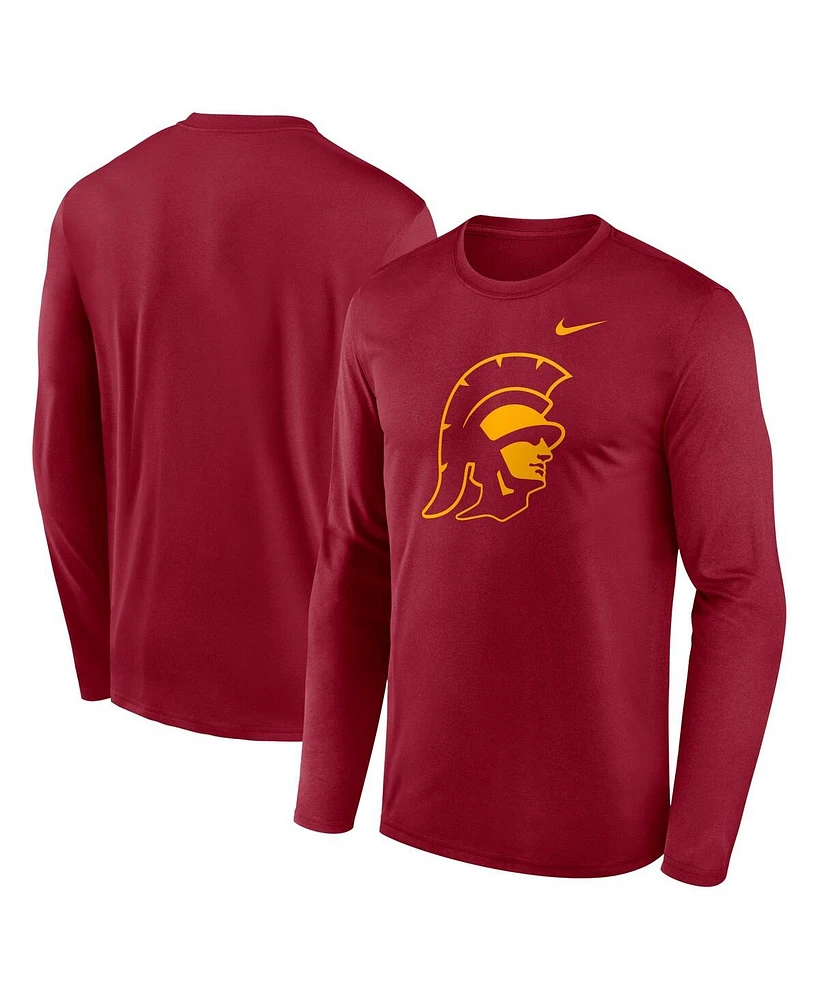 Nike Men's Cardinal Usc Trojans Primetime Alternate Logo Legend Long Sleeve T-Shirt