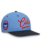 Nike Men's Light Blue/Navy Chicago Cubs Cooperstown Collection Pro Performance Snapback Hat