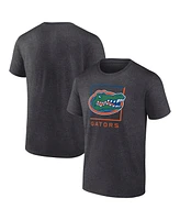 Fanatics Men's Charcoal Florida Gators Fundamentals Halved Team T-Shirt