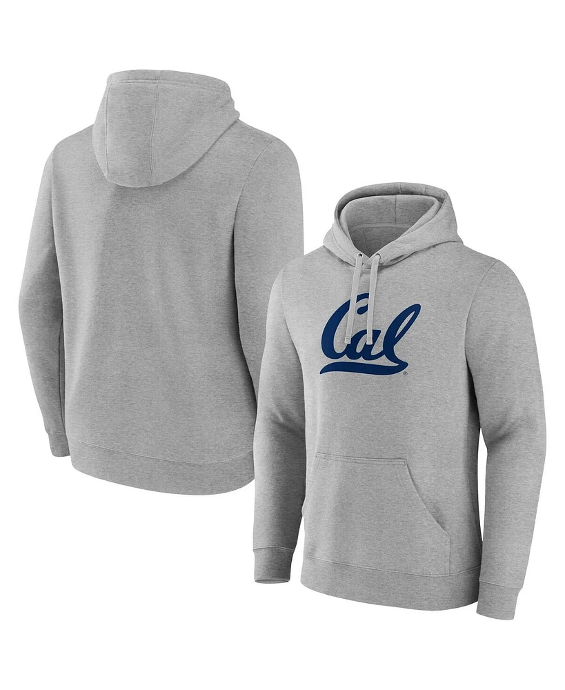 Fanatics Men's Heather Gray Cal Bears Primary Logo Pullover Hoodie