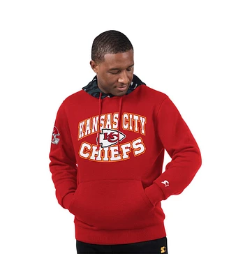 Starter Men's Red Kansas City Chiefs Thursday Night Gridiron Pullover Hoodie