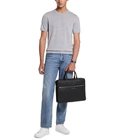 Michael Kors Men's Explorer Leather Logo Briefcase