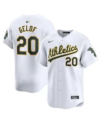 Nike Men's Zack Gelof White Athletics Home Limited Player Jersey