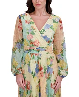 Siena Printed Lurex Chiffon Dress