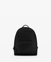 Mango Men's Faux-Leather Backpack