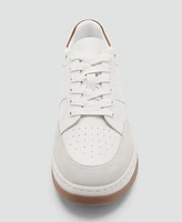 Mango Men's Combined Leather Trainers