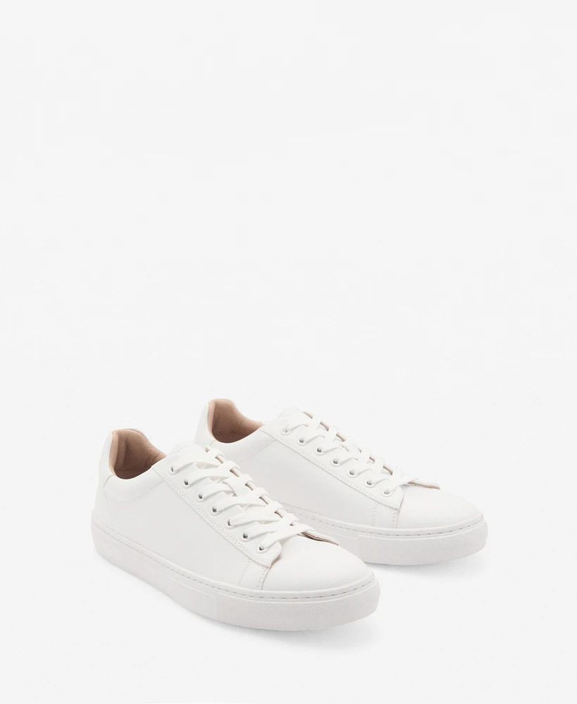 Mango Men's Lace-Up Panel Sneakers