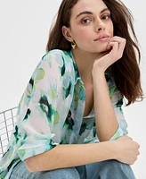 I.n.c. International Concepts Women's Floral-Print Blouse, Exclusively at Macy's