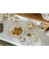 Mackenzie-Childs Mocha Check Salad Plate