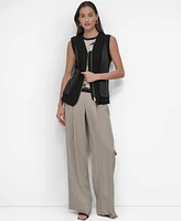 Dkny Women's Combo Zipper Vest