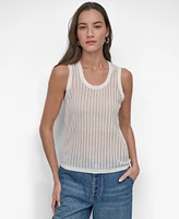 Dkny Women's Drop Stitch Tank Top