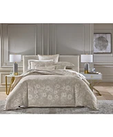 Hotel Collection Shadow Floral Micropleated Decorative Pillow, 14" x 22", Exclusively at Macy's
