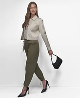 Dkny Women's Tie-Front Cargo Pants