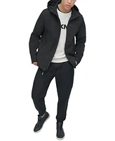 Dkny Men's Zip-Front Hooded Logo Jacket