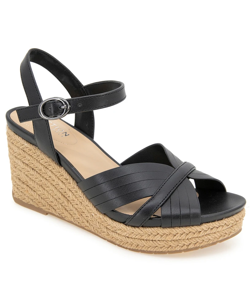 Kenneth Cole Reaction Women's Comi Almond Toe Wedge Sandals