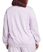 adidas Plus Three-Stripe Tricot Zip Track Jacket
